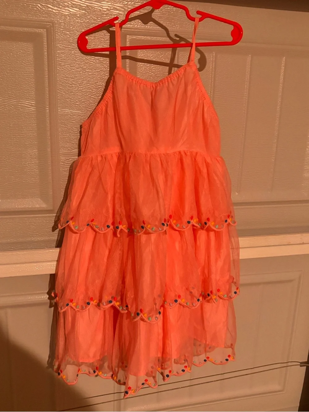 Old Navy Coral Tiered Tulle Dress for Kids